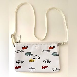 Women's L.12.12 Concept Flat Crossover
Bag - white with multicolor crocs